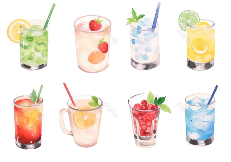 插图图片,元素元素,清爽PNG,夏天免抠素材